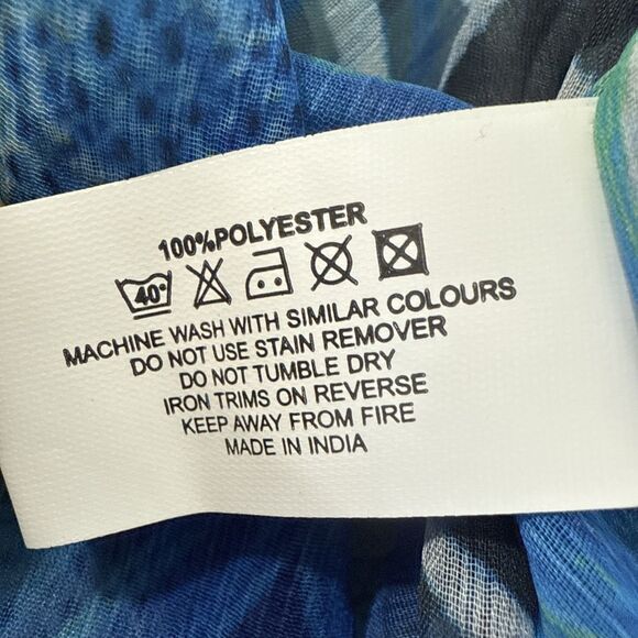 Bon Voyage Top‎ Womens OS Cinch Multi Abstract Butterfly Swim Beach Cover Up - Picture 10 of 10